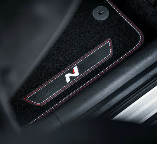 Hyundai i30N Verlichte Velours Mattenset - Origineel