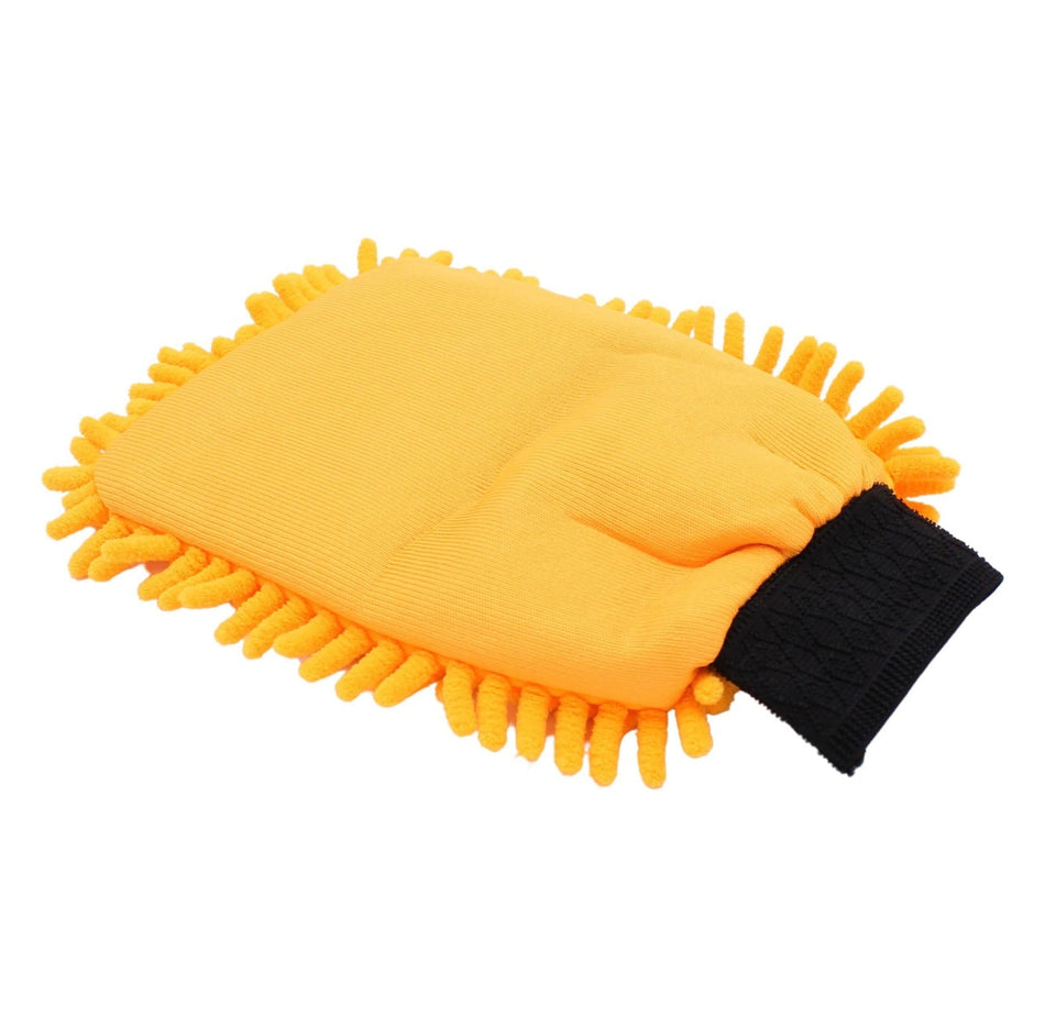 Microvezel Washmitt 2-zijdig - Oranje